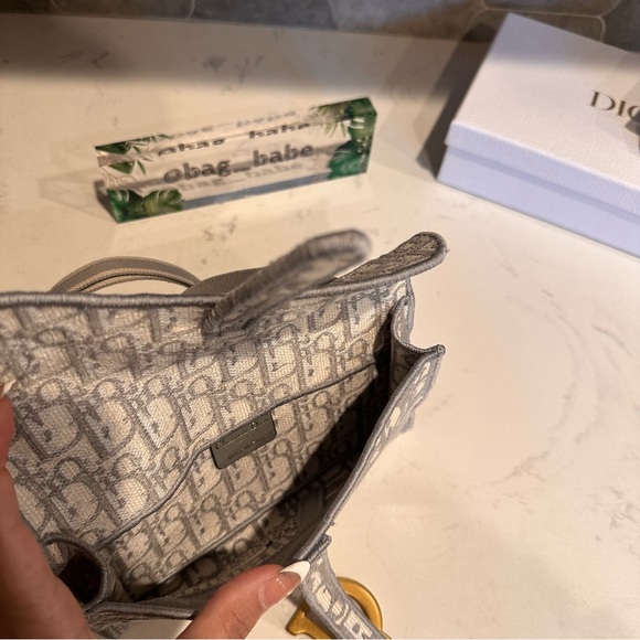 Christian Dior Saddle Slim Belt Bag Oblique Grey - Picture 11 of 14